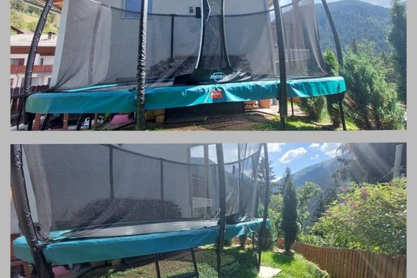 Trampolin Berg Oval "Grand Champion" zu verkaufen