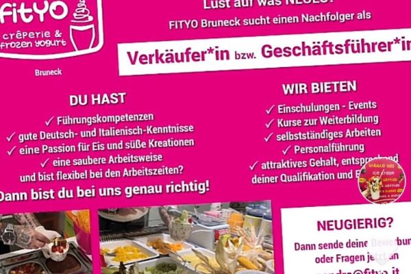 Bedienung und Geschäftsführer/in grsucht