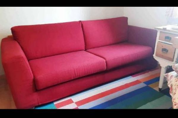 Rotes Sofa Divano rosso