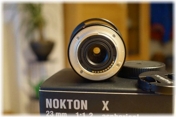 Voigtländer 23mm 1.2 Nokton Objektiv für Fujifilm X.