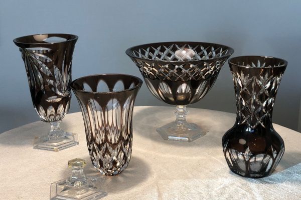 Kristall WMF Schale, Vase