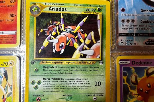 Ariados Pokemon Karte 1. Edition 1995