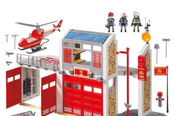 Playmobil Feuerwehrhalle