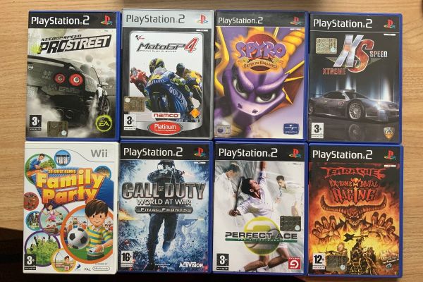 Verkaufe verschiedene Videospiele für Playstation 2 und Wii