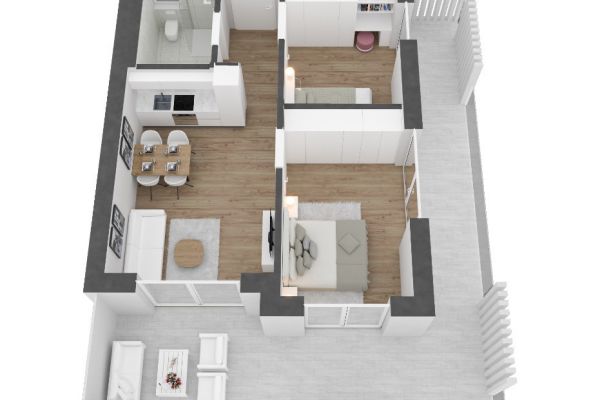A3: Exklusive 3-Zimmer-Wohnung in der White Residence in Brixen