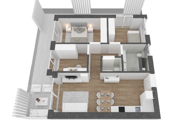 B9: Exklusive 4-Zimmer-Wohnung in der White Residence in Brixen