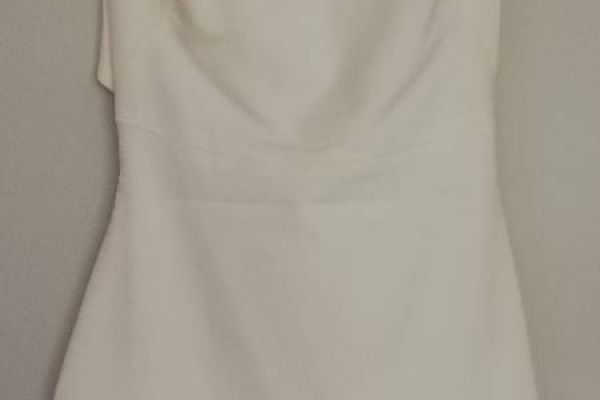 Zara: Kleid, weiss / vestito, bianco - S-38