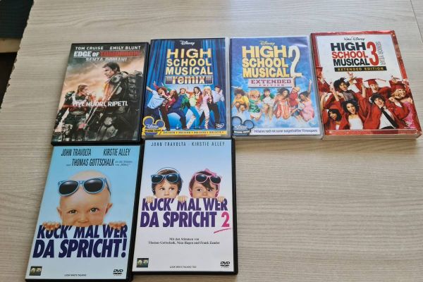 Verschiedene DVDs Film