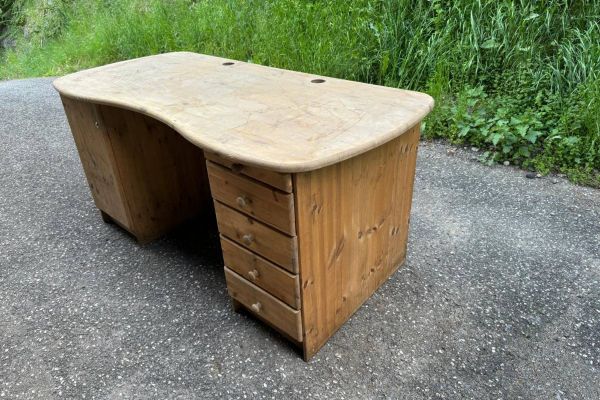 Schreibtisch aus Zirm-Massivholz