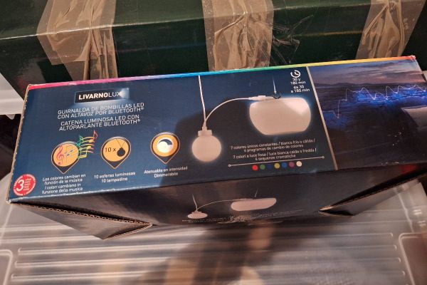 LED-Lichterkette mit Lautsprecher