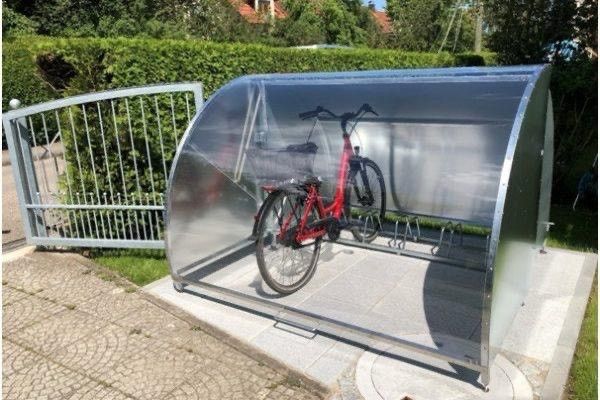 Fahrradgarage komfortabel  u. sicher abstellen