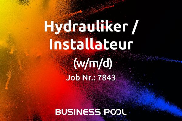 Hydrauliker / Installateur (w/m/d)