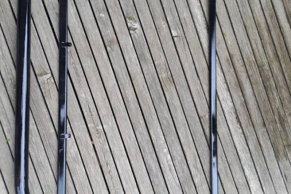 Rollbar Ape 50 Cross neu lackiert schwarz