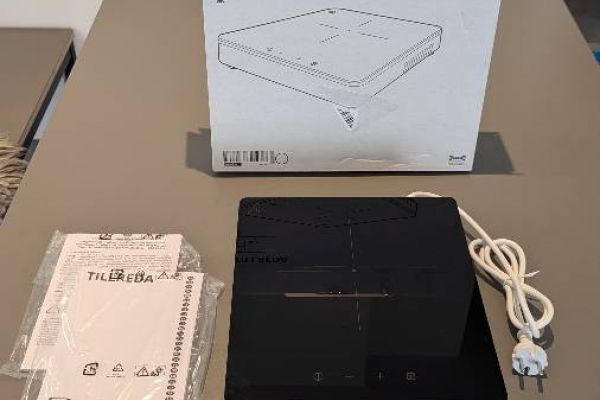 IKEA TILLREDA Induktionskochfeld, tragbar, 1 Zone schwarz