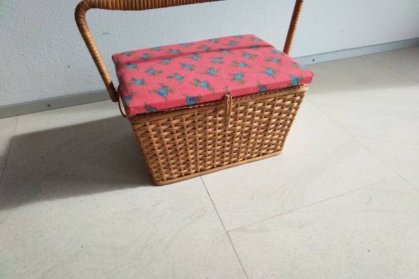 Geflochtenes Nähkästchen vintage