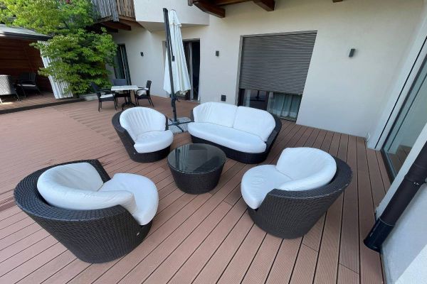 Biete Rattanmöbel für Garten