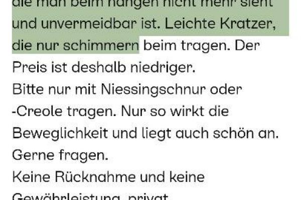 Niessing Scheibe Platin, 999 er gold