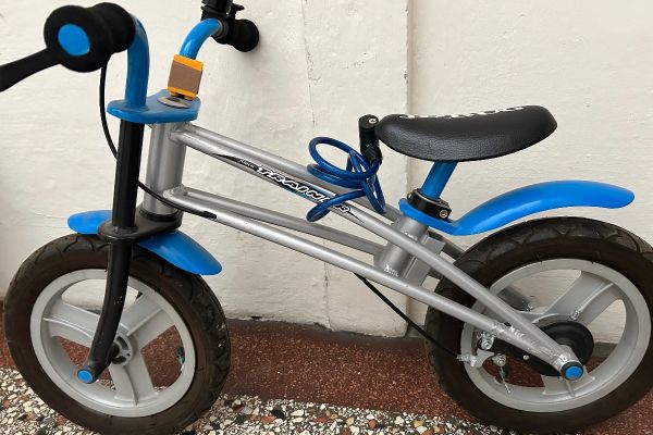 Kinder Laufrad JD Bug Blau/Grau