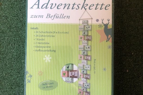 Adventskalender zum Befüllen