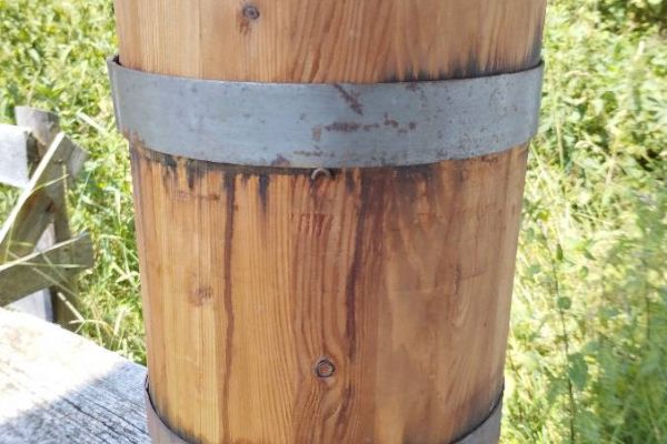 Alten Holzzuber in gutem Zustand