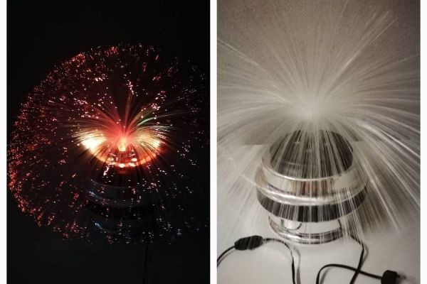 Dekorative Tischlampe