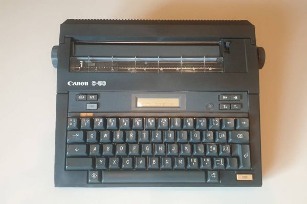 Elektronische Schreibmaschine Canon S-50
