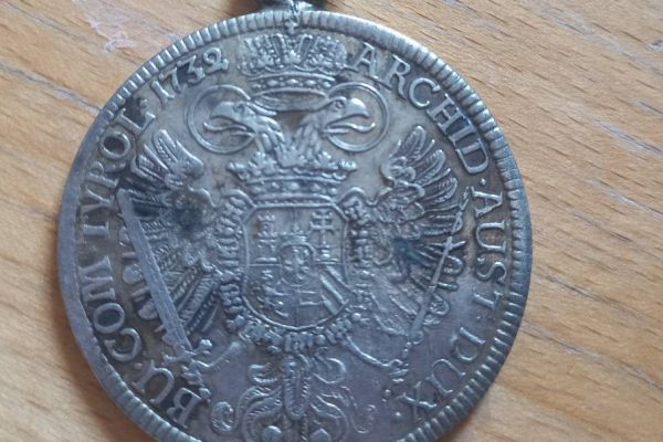 Antike Silbermünze 1732