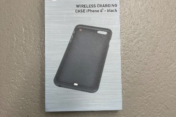 I Phone  6.Wireless Charging Hülle Schwarz