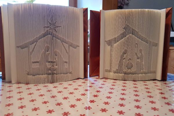 Selbstgebastelte Krippen