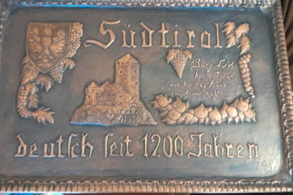 Kupferdruck Südtirol deutsch seit 1200 Jahren