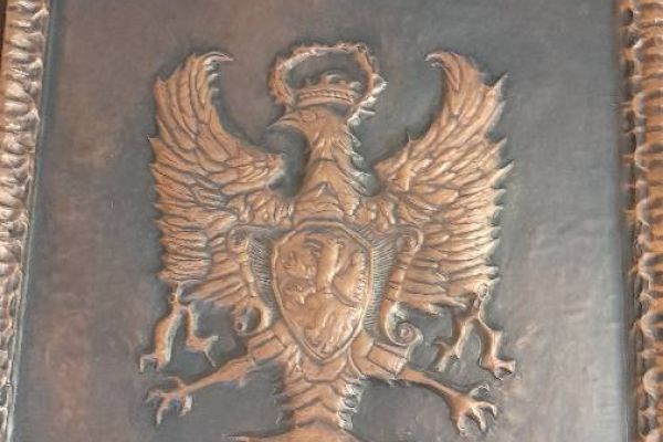 Kupferdruck Wappen aus Südtirol