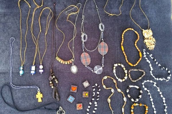 Schmucksammlung, Handarbeit, alles zusammen 10€