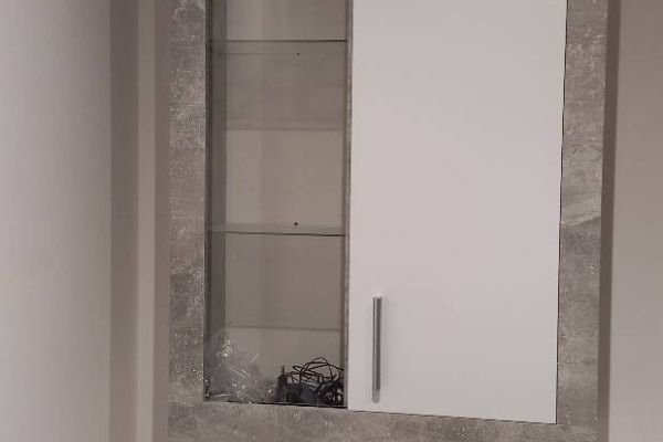 Wandschrank, Wandregal mit Beleuchtung