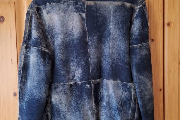 Jacke aus echtem Hasenfell