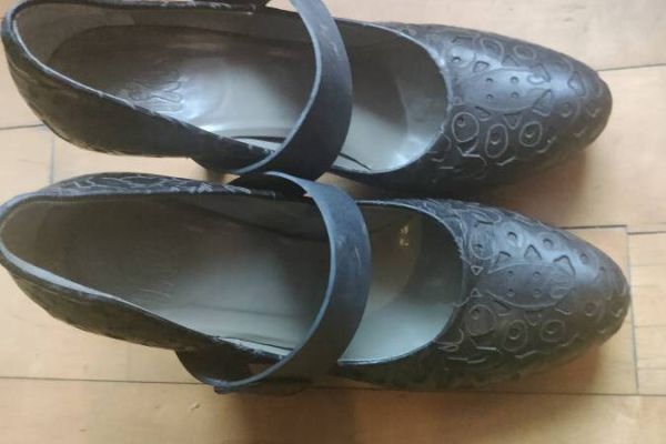Elegante damenschuhe gr.37 -1/2 echtes leder