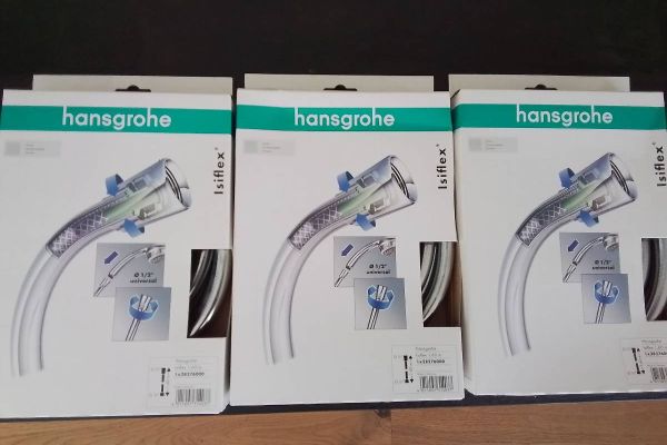 Drei HG Brauseschläuche 160 cm