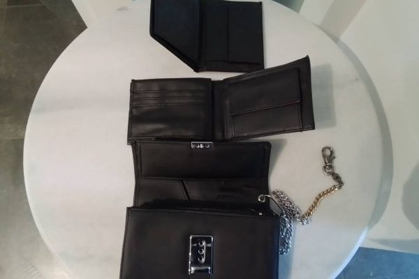 Profi kellnerbörse Leder schwarz