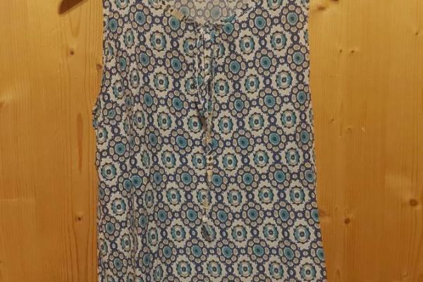 Secondhand: gemusterte Boho Sommerbluse