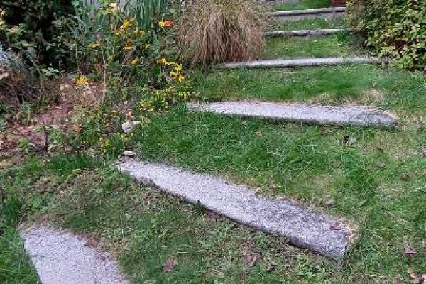 Alte Granitstufen