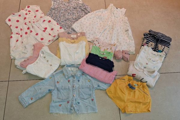 Kleiderpaket für Mädchen (Frühling/Sommer)  gr. 86-92