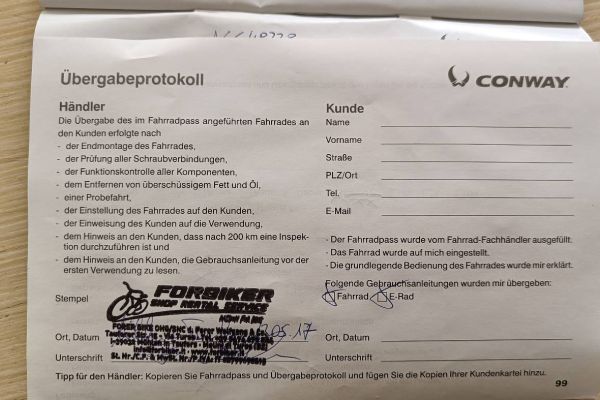 E-Bike Ebike Größe 18" top