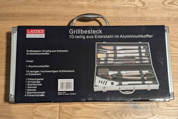 Latzke Grillbesteck aus Edelstahl