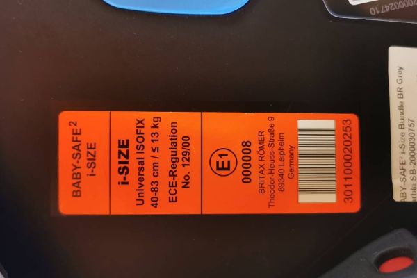 Römer Britax Babyschale mit Isofixstation