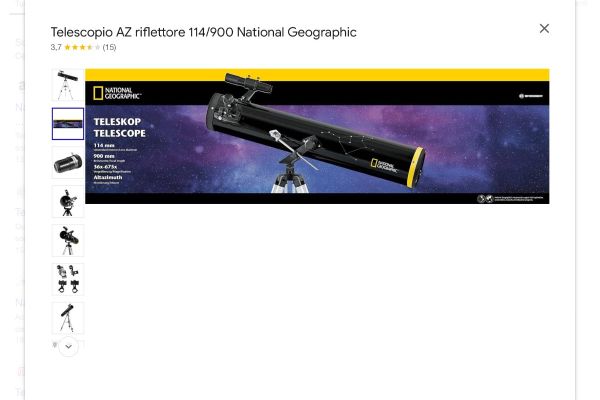 Neues Teleskop N114/900AZ telescopio nuovo