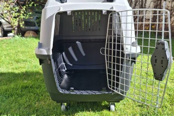 Große Katzenbox mit Rädern