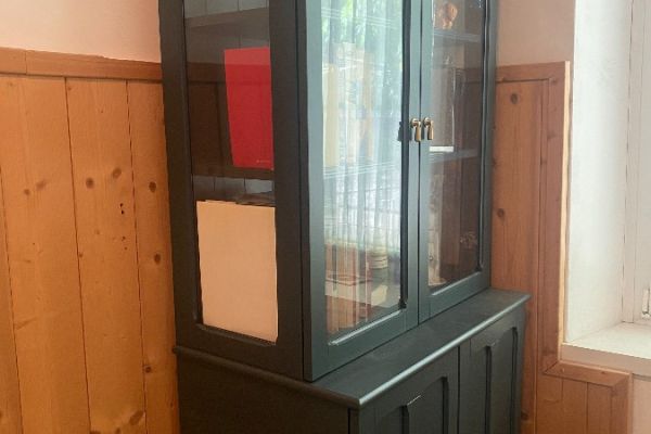 Grüne Vitrine