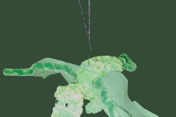 Chellinedraht Drache selbstgemacht