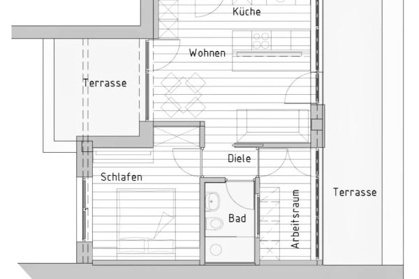 Kleines Heim in Meran zu vermieten