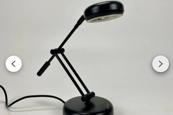 Vintage 80ger Jahre Halogen Schreibtischlampe top zustand