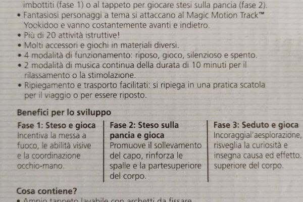 Palestrina multiuso per bambini